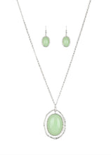 Load image into Gallery viewer, Harbor Harmony Green Necklace and Earrings
