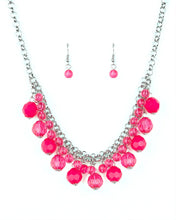 Load image into Gallery viewer, Fiesta Fabulous Pink Necklace and Earrings

