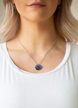 Load image into Gallery viewer, You GLOW Girl Purple Necklace and Earrings
