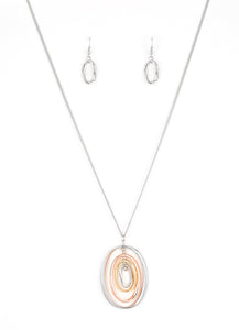 Classic Convergence Mixed Metal Necklace and Earrings