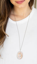 Load image into Gallery viewer, Classic Convergence Mixed Metal Necklace and Earrings
