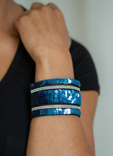 Load image into Gallery viewer, MERMAID Service Pink/Blue Sequin Wrap Bracelet
