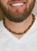 Load image into Gallery viewer, WOOD You Believe It? Brown Urban/Unisex Necklace
