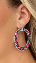 Load image into Gallery viewer, All For Glow Pink and Silver Bling Earrings

