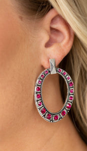 "All For Glow "Pink Earrings