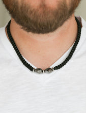 Load image into Gallery viewer, Urban Explorer Black and Silver Urban/Unisex Necklace
