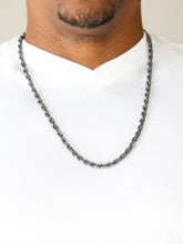 Load image into Gallery viewer, Instant Replay Black/Gunmetal Urban/Unisex Necklace
