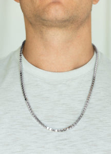 Boxed In Silver Urban/Unisex Necklace