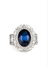 Load image into Gallery viewer, Show Glam Blue Bling Ring
