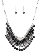 Load image into Gallery viewer, Jubilant Jingle Black Necklace and Earrings
