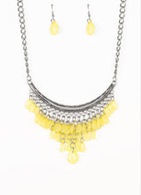 Load image into Gallery viewer, Rio Rainfall Yellow Necklace and Earrings
