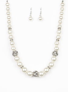 Rich Girl Refinement White Pearl and Bling Custom Set