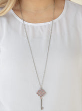 Load image into Gallery viewer, &#39;Unlocked&quot; Pink Necklace and Earrings
