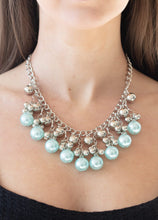 Load image into Gallery viewer, Pearl Appraisal Blue Necklace and Earrings
