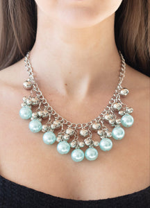Pearl Appraisal Blue Necklace and Earrings
