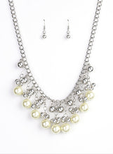 Load image into Gallery viewer, Pearl Appraisal Yellow Pearl and Silver Necklace and Earrings
