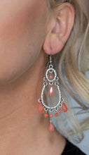 Load image into Gallery viewer, Summer Sorbet Orange Earrings
