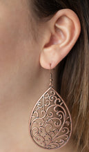 Load image into Gallery viewer, Grapevine Grandeur Copper Earrings
