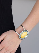 Load image into Gallery viewer, Desert Aura Yellow Cuff Bracelet
