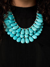 Load image into Gallery viewer, &quot;Trail of Tiers&quot; Necklace and Earrings
