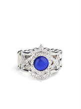 Load image into Gallery viewer, Decadently Dreamy Blue Cat&#39;s Eye Ring

