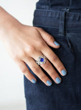 Load image into Gallery viewer, Decadently Dreamy Blue Cat&#39;s Eye Ring

