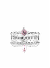Load image into Gallery viewer, Triple Throne Twinkle Pink Bling Ring
