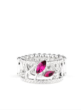 Load image into Gallery viewer, Tilted Twinkle Pink Bling Ring
