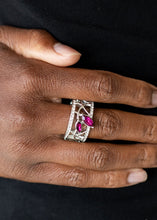 Load image into Gallery viewer, Tilted Twinkle Pink Bling Ring
