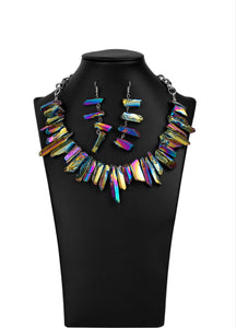 "Magnetic" Necklace and Earrings