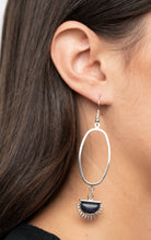 Load image into Gallery viewer, SOL Purpose Silver and Blue Earrings

