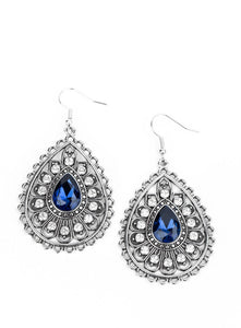 Eat, Drink, and BEAM Merry Blue Earrings