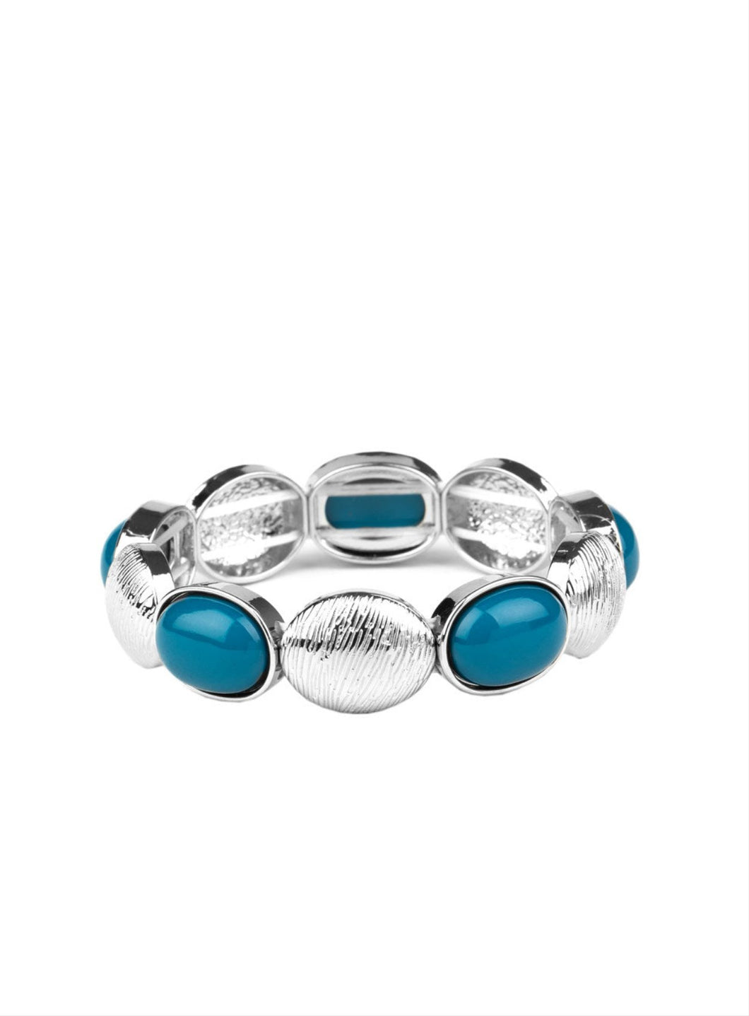 Decadently Dewy Blue Bracelet