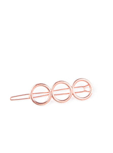 A HOLE Lot of Trouble Copper Hair Clip