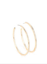 Load image into Gallery viewer, Marquee Magic Gold Hoop Earrings
