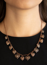 Load image into Gallery viewer, Lovely Lockets Copper Necklace and Earrings
