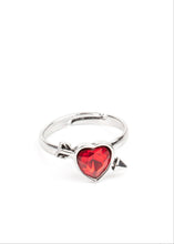 Load image into Gallery viewer, Assorted Colors Valentine&#39;s Starlet Shimmer (Kids) Rings (Set of 4)
