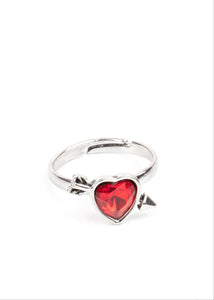 "Assorted Colors Valentine's" (Kids) Rings (Set of 4)