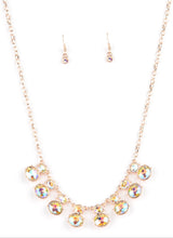 Load image into Gallery viewer, Cosmic Countess Rose Gold Necklace and Earrings (Life of the Party July 2021)
