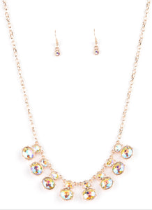 Cosmic Countess Rose Gold Necklace and Earrings (Life of the Party July 2021)