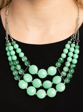 Load image into Gallery viewer, Flirtatiously Fruity Green Necklace and Earrings
