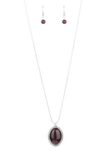 "GLISTEN"  Purple Jewelry Set
