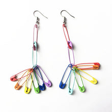 Load image into Gallery viewer, Pin the Rainbow Earrings (Two sizes to choose from)
