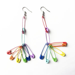 Pin the Rainbow Earrings (Two sizes to choose from)