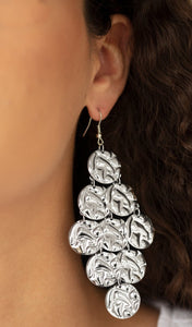 Metro Trend Silver Earrings