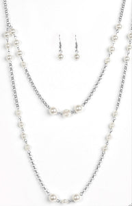 "Promenade" White Jewelry Set