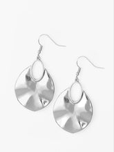 Load image into Gallery viewer, Ruffled Refinery Silver Earrings
