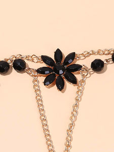 Black Dahlia Black Mitten (Bracelet/Ring Combination)