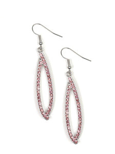Treasure Trove Trinket Pink Bling Earrings