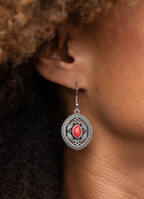 Load image into Gallery viewer, &quot;Alter ECO&quot; Red Necklace and Earrings
